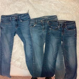 3 Pairs of American Eagle Jeans